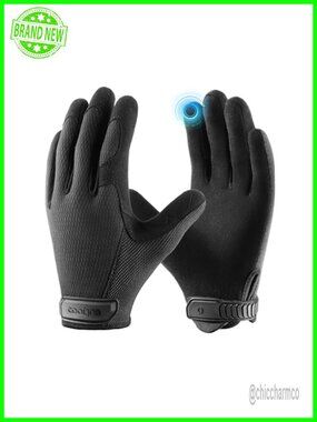 Touchscreen Utility Work Gloves, Breathable Microfiber Safety Gloves for Men